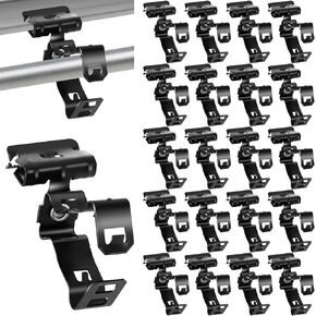 Hicarer 50 Pcs Hammer-on Flange Clip Bottom Mount 1/8-1/4 Inch Beam Clamp 1/2" - 3/4" Conduit Clip for Flanges Spring Steel in Kuwait