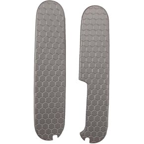 1 Pair Titanium Scales Handle Replacement with Honeycomb Pattern in Sandblasting Color Fits for 91MM in Kuwait