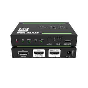 8K@60 HDMI Audio to eARC Audio Extractor/Adapter, Out Audio to Soundbar, Compatible with SONOS ARC and Beam, Support 4K120Hz, HDR10+, Dolby Vision, Dolby Atmos, DTS:X Pass-Through in Kuwait