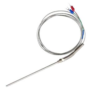 1m M8 Temperature Sensor Thermocouple Type K 50-200mm Compression Spring Probe with 2 Terminals 1Pcs(150mm) in Kuwait