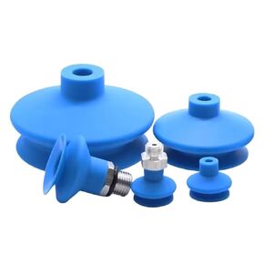 10 قطعة هوائي كوب شفاط المكنسة الكهربائية مصاصة سيليكون طبقة مزدوجة فوهة مستديرة الفم التلقائي مناور فراغ تشاك (FGA-22) in Kuwait