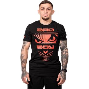 تي شيرت Bad Boy رجالي أصلي MMA Fight (الولايات المتحدة، ألفا، كبير، عادي، عادي) أسود in Kuwait