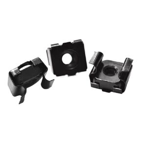 Snap-in Cage Nuts, M4 M5 M6 M8 304 Stainless Steel Floating Cage Nuts Black 20 Pcs(M5 20PCS) in Saudi Arabia