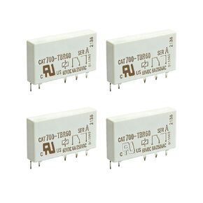 4Pcs CAT700-TBR60 5-Pin Industrial Relay Compatible with Control Panels, Automation Systems & Electrical Cabinets,60VDC 6A/250VAC in Kuwait
