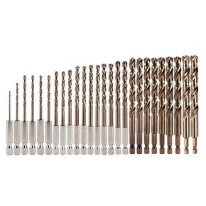 رؤوس مثقاب سداسية من الكوبالت HSSCO M35 أدوات تأثير سريعة التغيير للصفائح المعدنية المصنوعة من الفولاذ المقاوم للصدأ قطعة واحدة (اللون: 5 مم 3 قطع) in Kuwait