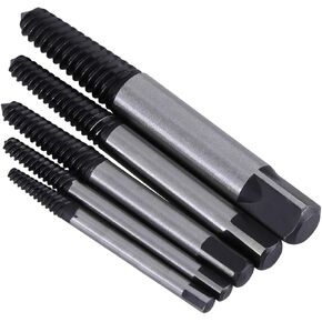 مجموعة مستخرج البراغي 5 قطع من Pssopp، أداة إزالة تالفة للبراغي المقلمة الصدئة مع فلوت حلزوني لليد اليسرى، مناسبة للبراغي 4 مم إلى 18 مم in Kuwait