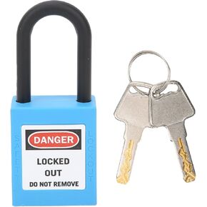 Safety Handlot Locking Lock for Factories, Construction Places - Nylon Engineering Safety Lock (Blue) in Kuwait