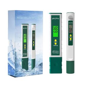 مجموعة عدادات رقمية للأس الهيدروجيني وTDS، جهاز اختبار جودة المياه 0.01 عالي الدقة ومقياس TDS وEC 3 في 1، ومقياس PPM وμS للمياه، ومجموعة اختبار المياه العملية in Kuwait
