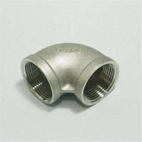 1-1/4" Female Thread 304 Stainless Steel 90 Degree Elbow Pipe Fitting Connector Water Oil air Fitting in Saudi Arabia