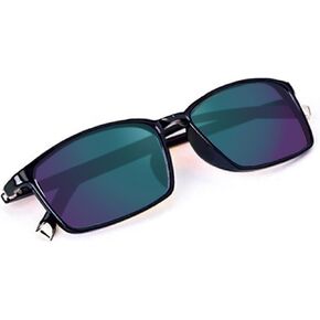 Teenkorov Double Coating Color Blind Glasses for Men and Women with Red-Green Blindness,Can Blue Light Blocking in Kuwait