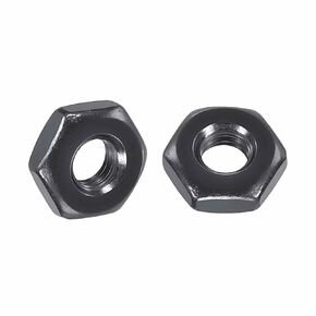 100 قطعة من صواميل سداسية - [#10-32] 304 من الفولاذ المقاوم للصدأ 18-8 (A2-70) صواميل للإصلاح الميكانيكي والتجميع، صامولة ذات خيط رفيع قياسي بوصة، لمسة نهائية من أكسيد الأسود، أسود in Kuwait