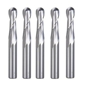 5 x 6mm 2 Flute Carbide Ball Nose End Mills in Kuwait