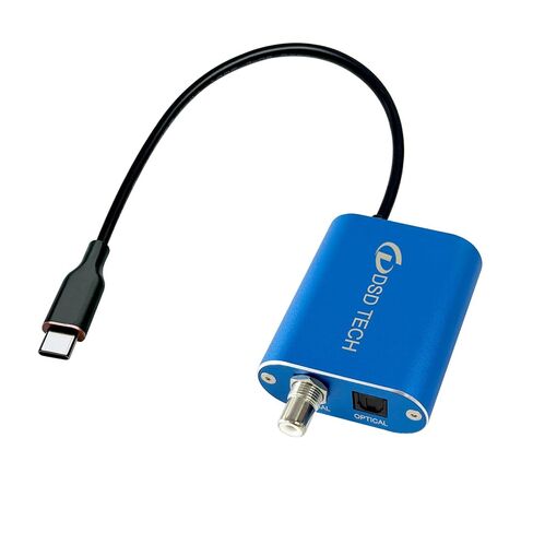 DSD TECH SH-AU03A محول صوت USB إلى SPDIF يدعم DSD64 و192K 32Bit PCM in Saudi Arabia