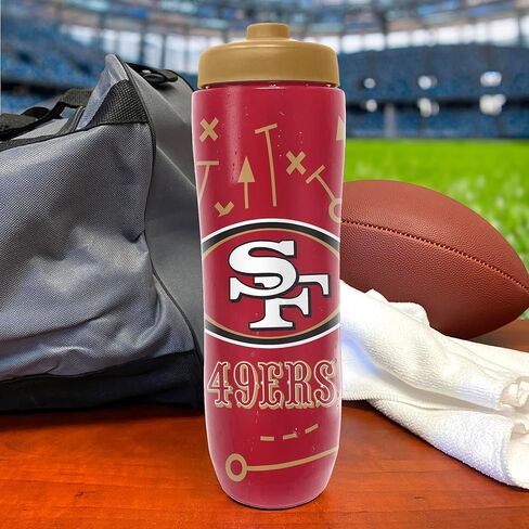 زجاجة مياه قابلة للضغط من الدوري الوطني لكرة القدم الأمريكية سان فرانسيسكو 49ers in Saudi Arabia