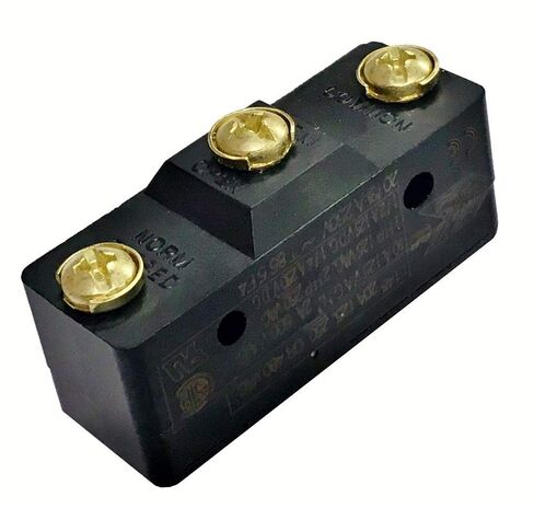 SSC Controls Electrical Switch, 20 Amp @ 125/250 VAC, SPDT, Pin Plunger, for G-Series Foot Switches, Replaces 534-SS, 7000625, Honeywell BA-2R-A2 or BA-2R62-A4, JLG Switch, SSC 11416 in Kuwait