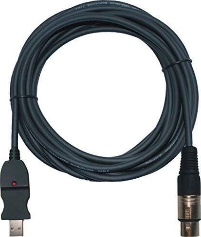 Audio2000'S ADC203R 20ft Professional USB to XLR Female Recording Cable, Audio Cable, and Microphone Cable Audio Cable in Saudi Arabia