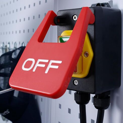 مفتاح مجداف أحادي الطور 110 فولت، مفتاح أمان لطاولة جهاز التوجيه مع مقابس أنثى، سلك طاقة ذكر 1 قدم وأنثى 5 أقدام، إيقاف طوارئ أحمر لمناشير الطاولة، طاولات التوجيه، أسلاك التمديد in Kuwait