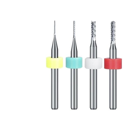 الذرة النقش القاطع 1.5-2.4 مللي متر كربيد نهاية طحن CNC راوتر بت مطحنة لآلة PCB 10 قطعة in Kuwait