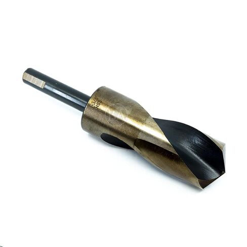 أدوات كاشطة قياسية بقطر 1-1/8 بوصة HSS فضية وأداة قطع مثقاب Deming باللونين الأسود والذهبي، ساق 1/2 بوصة، للمعادن الصلبة والفولاذ المقاوم للصدأ والحديد الزهر والخشب - (1-1/8 بوصة) in Saudi Arabia