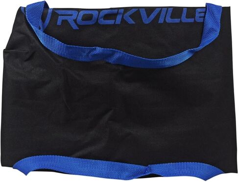 حزمة Rockville RVSS4A: حامل مكبر صوت DJ PA ثلاثي القوائم مع رفع وخفض تلقائي للهواء الهيدروليكي، حقيبة حمل شديدة التحمل RVSS4A مع مقابض، عنصرين in Saudi Arabia