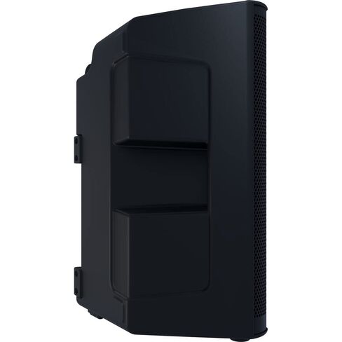 QSC CP12 Two-Way 12" 1000W Compact Powered Loudspeaker with DSP with Auray SS-47S Steel Speaker Stand and XLR-XLR Cable in Kuwait