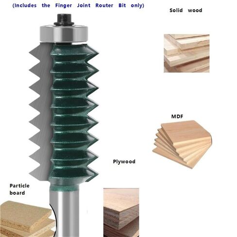1 قطعة متعددة الأسنان موجة نمط راوتر بت ، 12 مللي متر عرقوب قاطعة المطحنة للحز الزخرفية ونجارة الخشب in Kuwait