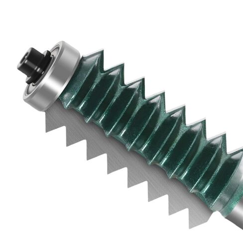 1 قطعة متعددة الأسنان موجة نمط راوتر بت ، 12 مللي متر عرقوب قاطعة المطحنة للحز الزخرفية ونجارة الخشب in Kuwait