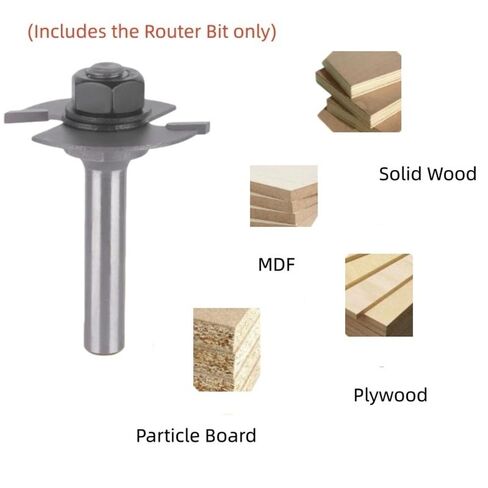 1piece Carbide T Type Slotting Cutter, 8mmx38mmx2mm Router Bit End Mill for Woodworking Processing Tool in Kuwait