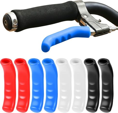 Yuanchu 4 Pairs Universal Bike Brake Lever Covers, Silicone Non-Slip Brake Handle Grip Protector Sleeves for Most Road and Mountain Bikes in Saudi Arabia