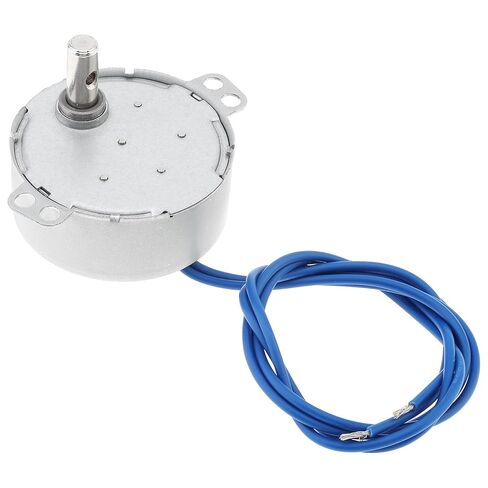 2 Pack Synchronous Motor AC 100-127V 15-18RPM 4W CW/CCW Permanent Magnet Motor Synchron Turntable Motor for Display Rack, Shaking Stand, PTZ Support (4, Watts, 18, RPM) in Saudi Arabia