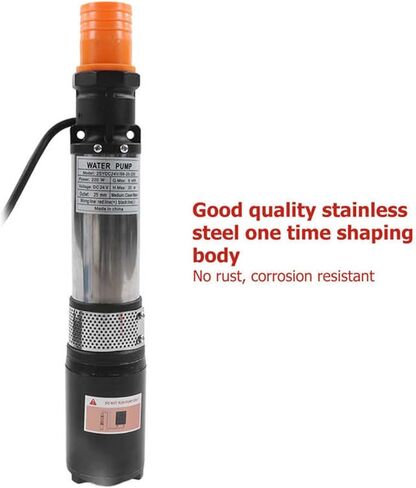 Deep Well Pump Wear Resistant Solar Booster Water Pump 220W 24V for Agricultural Irrigation in Kuwait