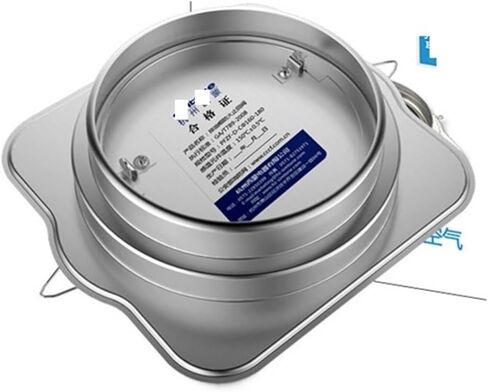 Range Hoods Common Flue Check Valve Stainless Steel Kitchen Flue Check Valve Fire Damper 15 16 18 Cm in Kuwait