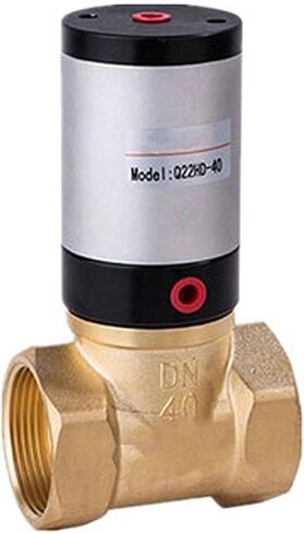 G DN50 2/2 Way Brass Pneumatic Cut-Off Control Air Valve N/C N/O for Water Oil Gas Q22HD-15/20/25/32/40/50(Q22HD-15 NO,NBR) in Kuwait