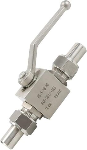 3/4" High Pressure Welded Sleeve Ball Valve 304 Stainless Steel Three-Piece Welded Ball Valve in Kuwait