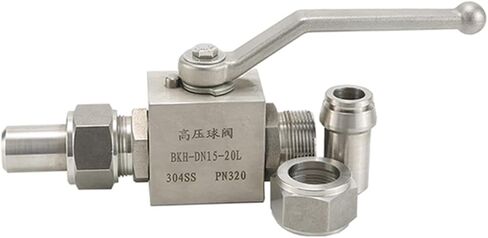 3/4" High Pressure Welded Sleeve Ball Valve 304 Stainless Steel Three-Piece Welded Ball Valve in Kuwait