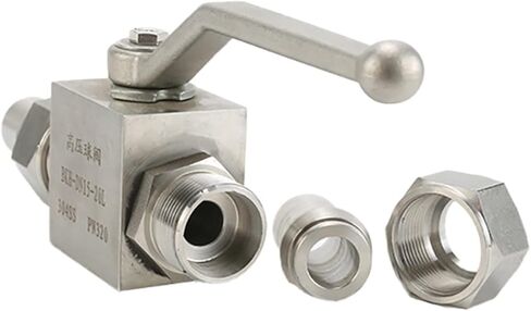 3/4" High Pressure Welded Sleeve Ball Valve 304 Stainless Steel Three-Piece Welded Ball Valve in Kuwait