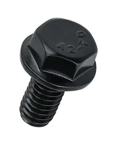 M8-1.25 x 20mm Flanged Hex Bolts, 304 Stainless Steel Black Electrophoretic Coating, Serrated Flange Hex Screws, Corrosion Resistant, Full Thread, 20 pcs in Saudi Arabia
