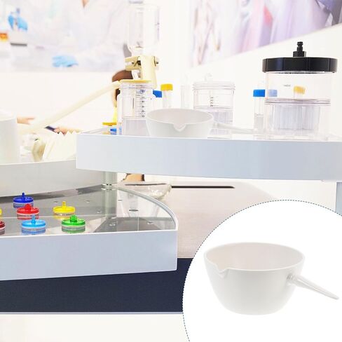 VALICLUD Porcelain Evaporating Basin with Handle Heat-Resistant Evaporating Dish for Laboratory and School Use with Spout for Clean Pouring in Saudi Arabia