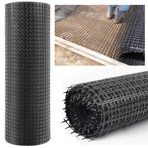 Bi-Directional Geogrid for Retaining Wall 3ft x 164ft,Geogrid Used for Driveway,Retaining Wall in Kuwait
