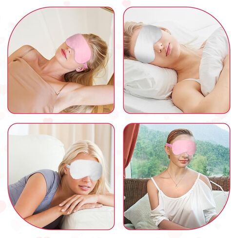 2 Pcs Soft Eyeshade Cover with Elastic Strap, Faux Fur Adjustable Sleeping Mask, Comfortable Furry Nap Night Sleeping Masks for Valentine's Day Gifts, Women, Men in Saudi Arabia