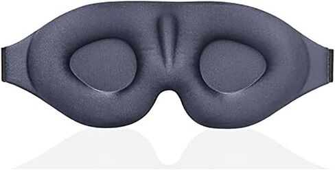 Blackout Sleep Masks for Women Men Zero Eye Pressure Sleeping Eye Mask- Ergonomic Design with Adjustable Elastic Band for Sleeping Rest Relax-Black in Saudi Arabia