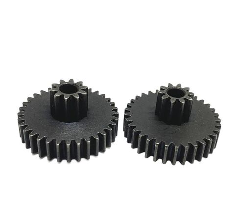 Steel Heavy Duty Motor Pinion Gear 2pcs Metal Gear 10T-33T 4mm Variable Reduction 0.75M+.7M Double in Saudi Arabia