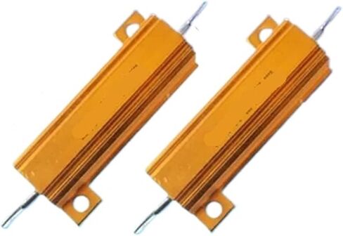 2 x 50W RX24 aluminum power wirewound resistors in metal case(800R) in Kuwait