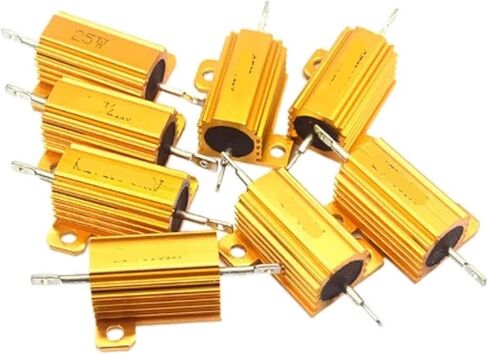 5PCS 25W-RX24 Aluminum Power Metal Housing Wirewound Resistors(22K) in Kuwait