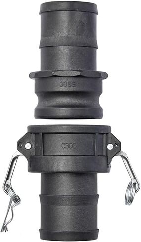 1 قطعة تركيبات Camlock من مادة البولي بروبيلين (3 بوصات الجزء C أنثى مقرنة x نهاية خرطوم) تجهيزات خرطوم الكامة والأخدود + 1 قطعة تركيب قفل كامة PP (3 بوصات محول ذكر جزء E x نهاية خرطوم) in Kuwait