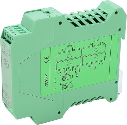 Analog Isolator, DC 24V 1 in 2 Out Voltage Transmitter Mounted Conditioner GLG, Housing of ABS Material in Saudi Arabia