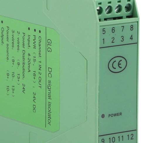 DC 24V Current Isolator Transmitter 1 in 2 Out Ultra Thin PLC Detect Conditioner 4-20mA in Saudi Arabia