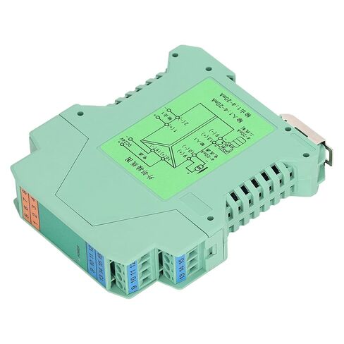 عازل تيار مستمر 24 فولت عازل تيار مستمر، عازل تيار مستمر، عازل تيار 1 مدخل 1 مخرج 4-20MA PLC كشف مكيف 35 مم DIN حامل السكك الحديدية in Saudi Arabia