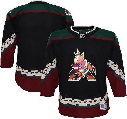 Arizona Coyotes Black Blank Youth 8-20 Home Premier Team Jersey in Saudi Arabia