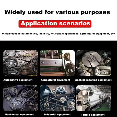 D158 Classic Wrapped Rubber V-Belt Type D D-158 4013.2Li 158 Inch (4013.2mm) Inside Circumference Industrial Drive V Belt in Kuwait